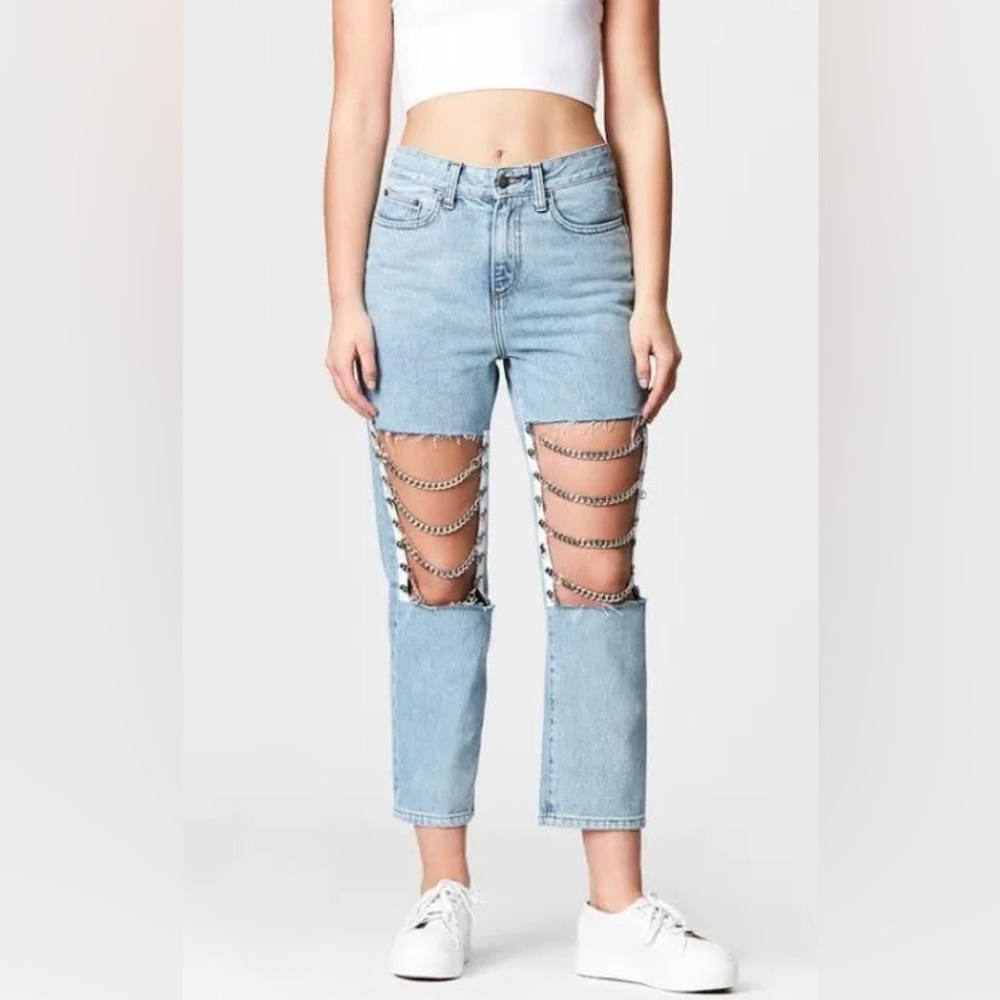 LF Galexia Hermia Knee Chain Jean
